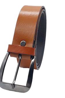 DIAN PU Leather Belt for Men (Color - Tan)| 44 inches length | Adjustable size fits Waist 28-40 inches - B1