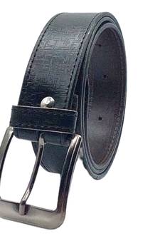 DIAN PU Leather Belt for Men (Color - Black)| 44 inches length | Adjustable size fits Waist 28-40 inches - B3