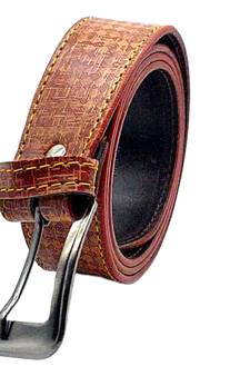 DIAN PU Leather Belt for Men (Color - Tan)| 44 inches length | Adjustable size fits Waist 28-40 inches - B3