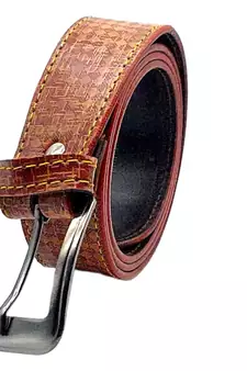DIAN PU Leather Belt for Men (Color - Tan)| 44 inches length | Adjustable size fits Waist 28-40 inches - B3