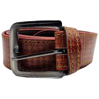 DIAN PU Leather Belt for Men (Color - Tan)| 44 inches length | Adjustable size fits Waist 28-40 inches - B3 2