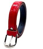 DIAN Red Color Artificial Leather Belt for Women (41 inches length) - WB2