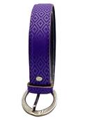 DIAN Purple Color Artificial Leather Belt for Women (41 inches length) - WB3