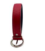 DIAN Red Color Artificial Leather Belt for Women (41 inches length) - WB3