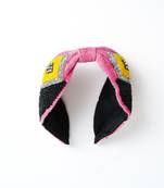 Embellished pink with multi color  hairband for girls /Women (Hair Accessories)