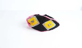 Embellished pink with multi color  hairband for girls /Women (Hair Accessories) 3