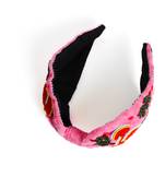 Embellished pink with multi color  hairband for girls /Women (Hair Accessories)