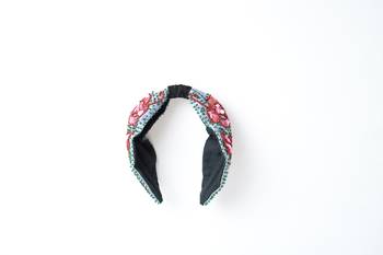 Embellished grey with multi color hairband for girls /Women (Hair Accessories) 1