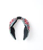 Embellished grey with multi color hairband for girls /Women (Hair Accessories)