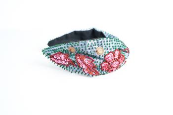 Embellished grey with multi color hairband for girls /Women (Hair Accessories) 3