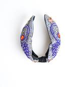 Embellished Orange with multi color hairband for girls /Women (Hair Accessories)