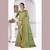 Green woven art silk saree with blouse