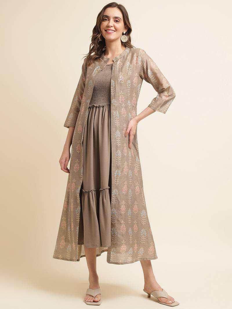 brown shrug for dresses Mid-weight ribbed shrug – Ancosti main image 0