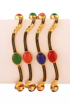 Timeless Gold plated Antique Bangle