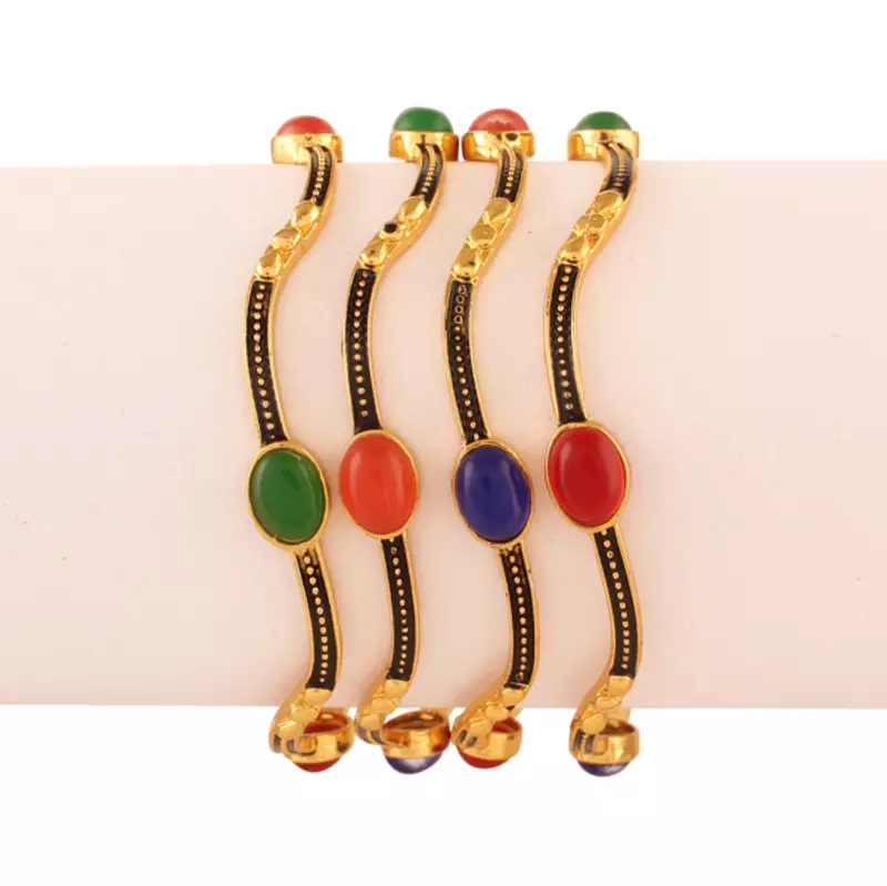Timeless Gold plated Antique Bangle