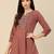 Brown  Colour Girlish Casual Short Kurti For Trendy Looks