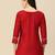 Red Colour Girlish Casual Short Kurti For Trendy Looks