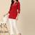 Red Colour Girlish Casual Short Kurti For Trendy Looks