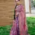 Pink Kalamkari Print Fancy Traditional Saree