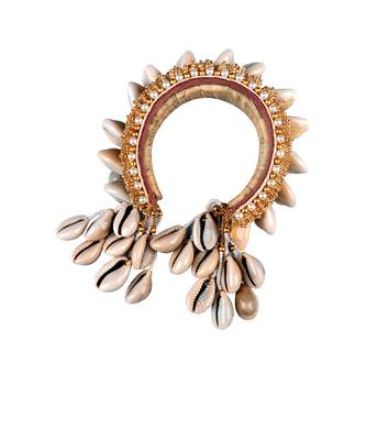 Shell tassel bangles (set of 2) 5