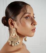 Shell drop dangler earrings