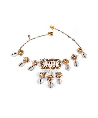 Shell drop choker necklace 3