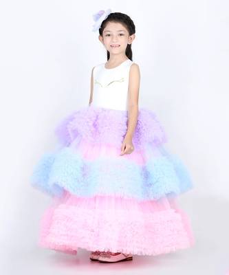 Multi color unicorn fairy dress 3