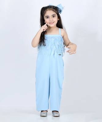 Ice blue furry jumpsuit 2