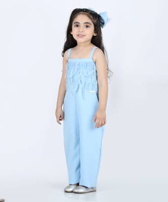 Ice blue furry jumpsuit 3