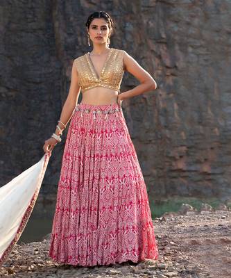 Featuring A Printed Lehenga 1