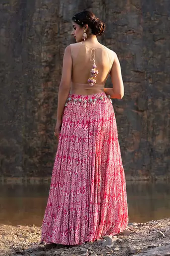 Featuring A Printed Lehenga