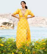 Featuring A Yellow Anarkali Suit