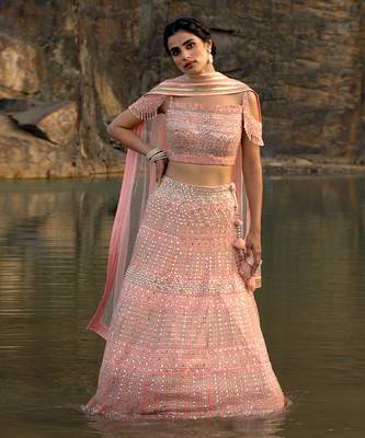 Featuring A Baby Pink Lehenga 1