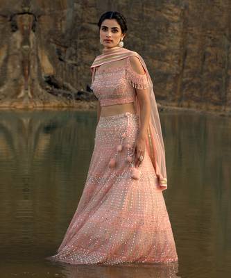 Featuring A Baby Pink Lehenga 2