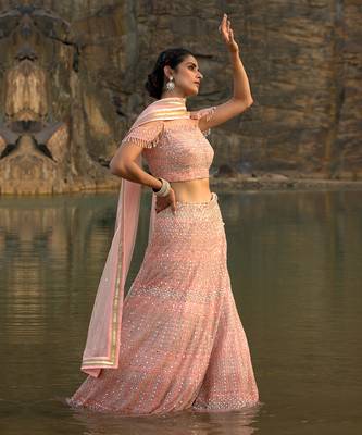 Featuring A Baby Pink Lehenga 4