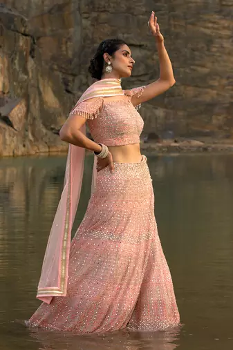 Featuring A Baby Pink Lehenga