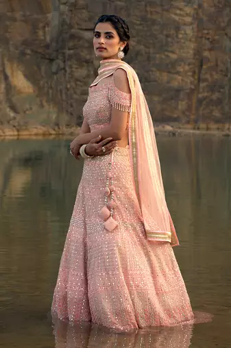 Featuring A Baby Pink Lehenga