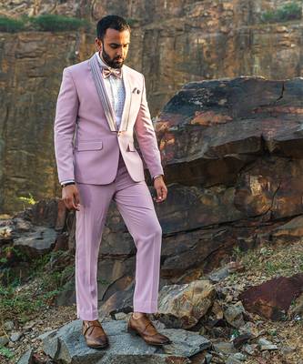 Lilac Coloured Tuxido 1