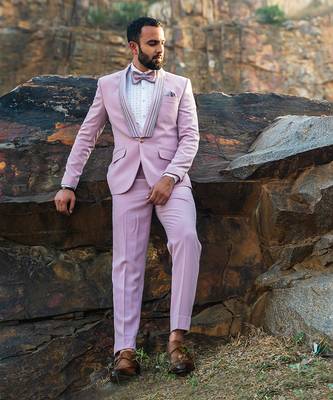 Lilac Coloured Tuxido 2