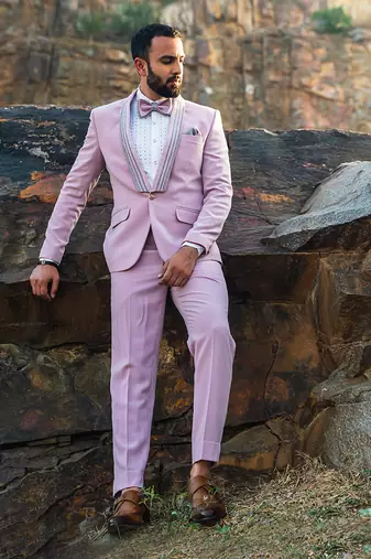 Lilac Coloured Tuxido