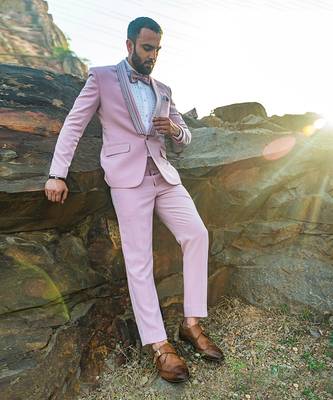 Lilac Coloured Tuxido 3