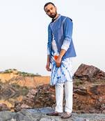 Fazal Tie & Die Kurta With Pants