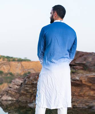 Fazal Tie & Die Kurta With Pants 4
