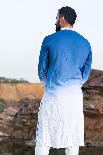 Fazal Tie & Die Kurta With Pants