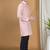 Hloom boys benaras silk printed kurta top - samar collection