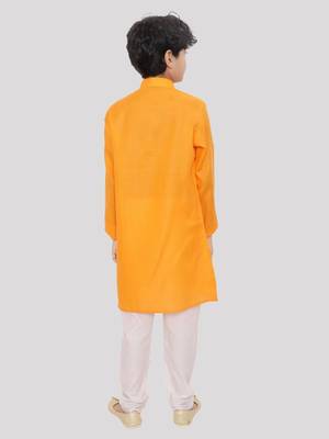 boys handloom cotton kurta set 2