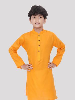 boys handloom cotton kurta set 4