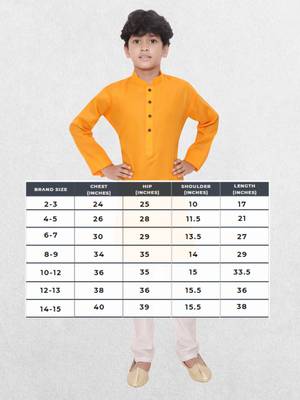 boys handloom cotton kurta set 5