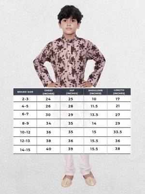 Hloom boys benaras cotton indi print kurta set- arsh collection 5