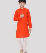 Hloom boys cotton kurta set-ishir collection